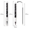 Ручка шариковая масляная с грипом BRAUBERG BLACK&WHITE "Melody", СИНЯЯ, узел 0,7 мм, линия письма 0,35 мм, 142658 по низкой цене оптом 