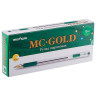 Ручка шариковая масляная с грипом MUNHWA "MC Gold", зеленая, корпус прозрачный, узел 0,5 мм, линия письма 0,3 мм, BMC-04 по низкой цене оптом Краснодар, Москва, Уфа, Казань, Барнаул, Владивосток, Хабаровск, Сахалин, Красноярск, Екатеренбург, 