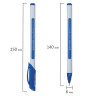 Ручка шариковая масляная BRAUBERG "Extra Glide Soft White", СИНЯЯ, узел 0,7 мм, линия письма 0,35 мм, 142927 по низкой цене оптом Краснодар, Москва, Уфа, Казань, Барнаул, Владивосток, Хабаровск, Сахалин, Красноярск, Екатеренбург, 