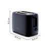 Тостер MOULINEX LT2M0810, 850 Вт, 2 тоста, 7 режимов, пластик, черный по низкой цене оптом Краснодар, Москва, Уфа, Казань, Барнаул, Владивосток, Хабаровск, Сахалин, Красноярск, Екатеренбург, 