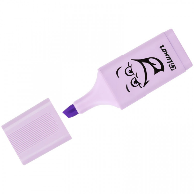 Текстовыделители Luxor "Eyeliter Pastel" пастельный фиолетовый, 1-4,5мм по низкой цене оптом Краснодар, Москва, Уфа, Казань, Барнаул, Владивосток, Хабаровск, Сахалин, Красноярск, Екатеренбург, 