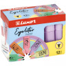 Текстовыделители Luxor "Eyeliter Pastel" пастельный фиолетовый, 1-4,5мм по низкой цене оптом Краснодар, Москва, Уфа, Казань, Барнаул, Владивосток, Хабаровск, Сахалин, Красноярск, Екатеренбург, 