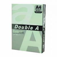 Бумага цветная DOUBLE A, А4, 80г/м2, 500 л, пастель, светло-зеленая, ш/к 23489