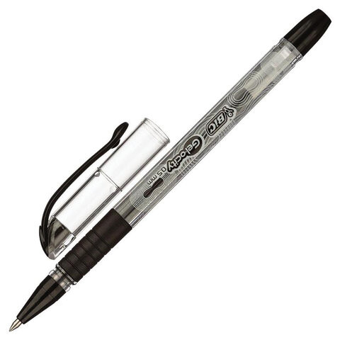 Ручка гелевая с грипом BIC "Gelocity Stic", ЧЕРНАЯ, узел 0,5 мм, линия письма 0,29 мм, CEL1010266 по низкой цене оптом Краснодар, Москва, Уфа, Казань, Барнаул, Владивосток, Хабаровск, Сахалин, Красноярск, Екатеренбург, 