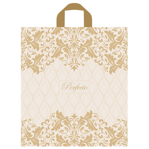 Пакет с петлевой ручкой ПВД, 42х46см, "Перфекто Мин", 95мкм, ШК0667, н00255294