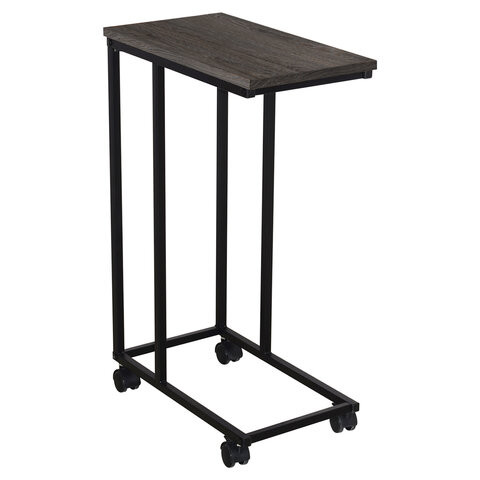 Стол журнальный на металлокаркасе BRABIX LOFT CT-001, 450х250х680 мм, цвет морёный дуб, 641859 по низкой цене оптом 
