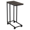 Стол журнальный на металлокаркасе BRABIX LOFT CT-001, 450х250х680 мм, цвет морёный дуб, 641859 по низкой цене оптом 