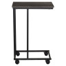 Стол журнальный на металлокаркасе BRABIX LOFT CT-001, 450х250х680 мм, цвет морёный дуб, 641859 по низкой цене оптом 