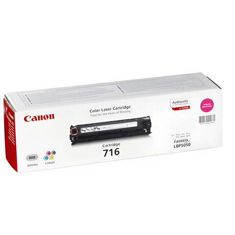Картридж лазерный CANON (716М) LBP-5050, пурпурный, ресурс 1500 страниц, оригинальный, 1978B002 по низкой цене оптом 