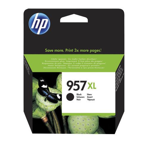 Картридж струйный HP (L0R40AE) Officejet Pro 8210/8720/8725/8730, № 957XL, черный, увеличенный ресурс 3000 стр., оригинальный по низкой цене оптом 