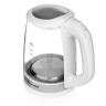 Чайник BRAYER BR1040WH, 2 л, 2200 Вт, закрытый нагревательный элемент, стекло, белый по низкой цене оптом 