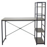 Стол на металлокаркасе BRABIX "LOFT CD-005", 1200х520х1200 мм, 3 полки, цвет дуб антик, 641222 по низкой цене оптом 