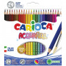 Карандаши цветные акварельные CARIOCA "Acquarell", 24 цвета, шестигранные, заточенные, 42858 по низкой цене оптом Краснодар, Москва, Уфа, Казань, Барнаул, Владивосток, Хабаровск, Сахалин, Красноярск, Екатеренбург, 