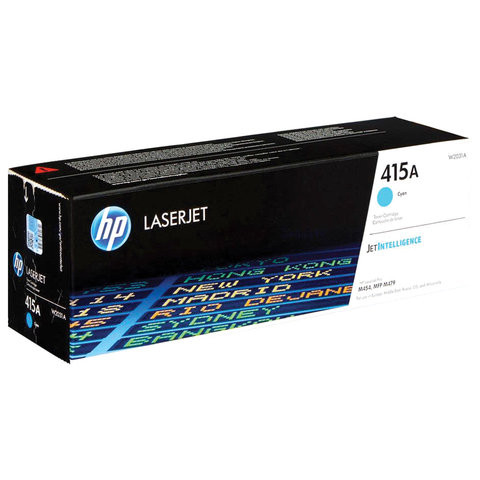Картридж лазерный HP (W2031A) для HP Color LaserJet M454dn/M479dw и др, голубой, ресурс 2100 страниц, оригинальный по низкой цене оптом 