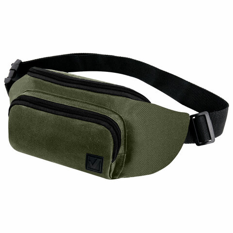 Сумка на пояс BRAUBERG RIO, хакки, 30х12x10 см, 271691 по низкой цене оптом 