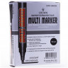 Маркер перманентный Crown "Multi Marker Chisel" черный, скошенный, 5мм по низкой цене оптом Краснодар, Москва, Уфа, Казань, Барнаул, Владивосток, Хабаровск, Сахалин, Красноярск, Екатеренбург, 