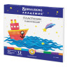 Пластилин классический BRAUBERG "АКАДЕМИЯ", 12 цветов, 240 г, со стеком, картонная упаковка, 103256 по низкой цене оптом 