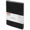 Тетрадь А5 (148x218 мм), BRAUBERG "Office PRO", гибкая, под кожу, гребень, 80 л., черная, 111046 по низкой цене оптом 