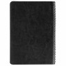 Тетрадь А5 (148x218 мм), BRAUBERG "Office PRO", гибкая, под кожу, гребень, 80 л., черная, 111046 по низкой цене оптом 