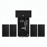 Колонки компьютерные SVEN HT-210, 5.1, 125 Вт, Bluetooth, Optical, Coaxial, FM, дерево, черные, SV-014124 по низкой цене оптом 
