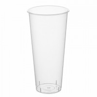 Стакан одноразовый 650мл пластиковый прозрачный Bubble Cup, СВЕРХПЛОТНЫЙ, ВЗЛП, ШК623, 1022ГП