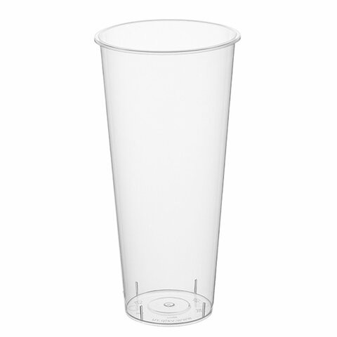 Стакан одноразовый 650мл пластиковый прозрачный Bubble Cup, СВЕРХПЛОТНЫЙ, ВЗЛП, ШК623, 1022ГП по низкой цене оптом 