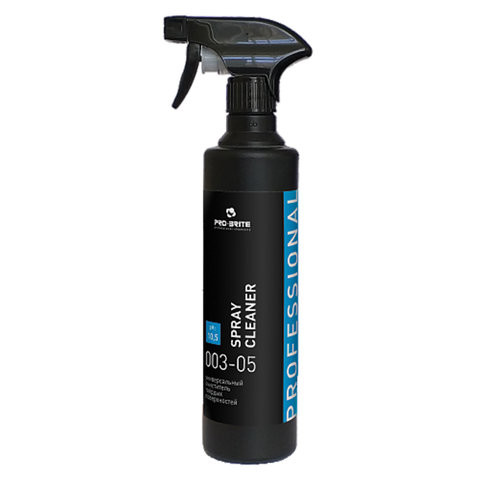 Средство моющее универсальное 500 мл, PRO-BRITE SPRAY CLEANER, щелочное, низкопенное, распылитель, 003-05 по низкой цене оптом 