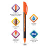 Ручка шариковая масляная BRAUBERG "Extra Glide Soft Color", СИНЯЯ, узел 0,7 мм, линия письма 0,35 мм, 142928 по низкой цене оптом Краснодар, Москва, Уфа, Казань, Барнаул, Владивосток, Хабаровск, Сахалин, Красноярск, Екатеренбург, 