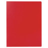 Папка 10 вкладышей STAFF, красная, 0,5 мм, 225690