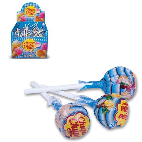 Карамель CHUPA CHUPS (Чупа-Чупс) "Мороженое", 12 г, 65425 по низкой цене оптом 