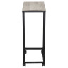 Стол журнальный на металлокаркасе BRABIX LOFT CT-001, 450х250х680 мм, цвет дуб антик, 641860 по низкой цене оптом 