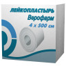 Лейкопластырь рулонный ВЕРОФАРМ, 4х500 см, тканевая основа, картонная коробка, 20024113 по низкой цене оптом 