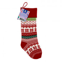 Носок новогодний для подарков, 23*2*54см, "Мечты сбываются", полиэстер, ЗОЛОТАЯ СКАЗКА, 592505