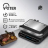 Электрогриль VIXTER ECG-1212, 2000 Вт, съемные панели, регулировка температуры, серебро/черный по низкой цене оптом 