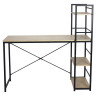 Стол на металлокаркасе BRABIX "LOFT CD-005",1200х520х1200 мм, 3 полки, цвет дуб натуральный, 641223 по низкой цене оптом 