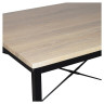 Стол на металлокаркасе BRABIX "LOFT CD-005",1200х520х1200 мм, 3 полки, цвет дуб натуральный, 641223 по низкой цене оптом 