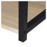 Стол на металлокаркасе BRABIX "LOFT CD-005",1200х520х1200 мм, 3 полки, цвет дуб натуральный, 641223 по низкой цене оптом 