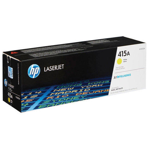 Картридж лазерный HP (W2032A) для HP Color LaserJet M454dn/M479dw и др, желтый, ресурс 2100 страниц, оригинальный по низкой цене оптом 