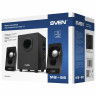 Колонки компьютерные SVEN MS - 85, 2.1, 10 Вт, питание USB, черный, SV-016807 по низкой цене оптом Краснодар, Москва, Уфа, Казань, Барнаул, Владивосток, Хабаровск, Сахалин, Красноярск, Екатеренбург, 