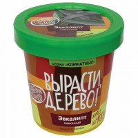 Набор для выращивания растений ВЫРАСТИ ДЕРЕВО! "Эвкалипт лимонный" (банка, грунт, семена), zk-094