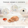 Миксер планетарный BQ (БИ-КЬЮ) MX342, 1600Вт, 10 скоростей, 3 насадки, металлическая чаша 4,5л, черный, 86195975 по низкой цене оптом 