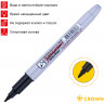 Маркер перманентный Crown "Multi Marker Super Slim" черный, пулевидный, 1мм по низкой цене оптом Краснодар, Москва, Уфа, Казань, Барнаул, Владивосток, Хабаровск, Сахалин, Красноярск, Екатеренбург, 