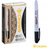 Маркер перманентный Crown "Multi Marker Super Slim" черный, пулевидный, 1мм по низкой цене оптом Краснодар, Москва, Уфа, Казань, Барнаул, Владивосток, Хабаровск, Сахалин, Красноярск, Екатеренбург, 