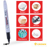 Маркер перманентный Crown "Multi Marker Super Slim" черный, пулевидный, 1мм по низкой цене оптом Краснодар, Москва, Уфа, Казань, Барнаул, Владивосток, Хабаровск, Сахалин, Красноярск, Екатеренбург, 