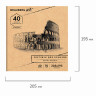 Альбом для рисования, крафт-бумага 70 г/м2, 205х195 мм, 40 л., на скобе, BRAUBERG ART CLASSIC, 105914 по низкой цене оптом 
