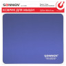 Коврик для мыши SONNEN "BLUE", резина + ткань, 220х180х3 мм, 513308 по низкой цене оптом Краснодар, Москва, Уфа, Казань, Барнаул, Владивосток, Хабаровск, Сахалин, Красноярск, Екатеренбург, 
