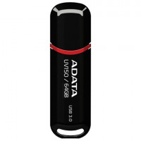 Флеш-диск 64 GB A-DATA UV150 USB 3.0, черный, AUV150-64G-RBK