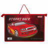Папка на молнии с ручками ПИФАГОР А4, 1 отделение, пластик, молния сверху, "STREET RACE", 229112 по низкой цене оптом 