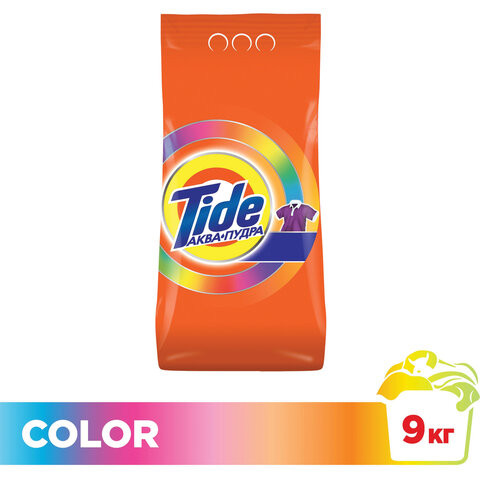 Стиральный порошок-автомат 9 кг, TIDE (Тайд) Color по низкой цене оптом 