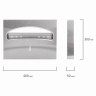 Диспенсер для покрытий на унитаз LAIMA PROFESSIONAL INOX, (V1) 1/2, нержавеющая сталь, матовый, 605702 по низкой цене оптом 